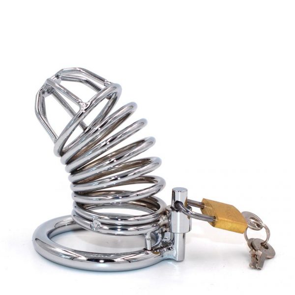 Cage de Chasteté Métal <br /> Spirale Orgasmique – Image 3