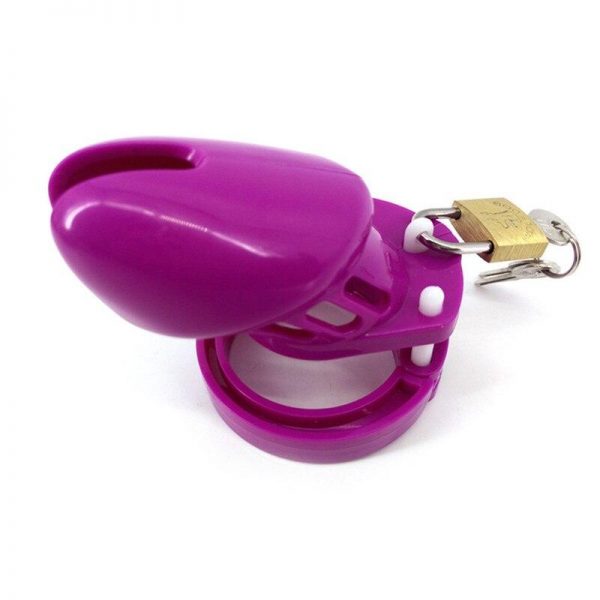 Cage de Chasteté Plastique GB 6000 Violet – Image 2