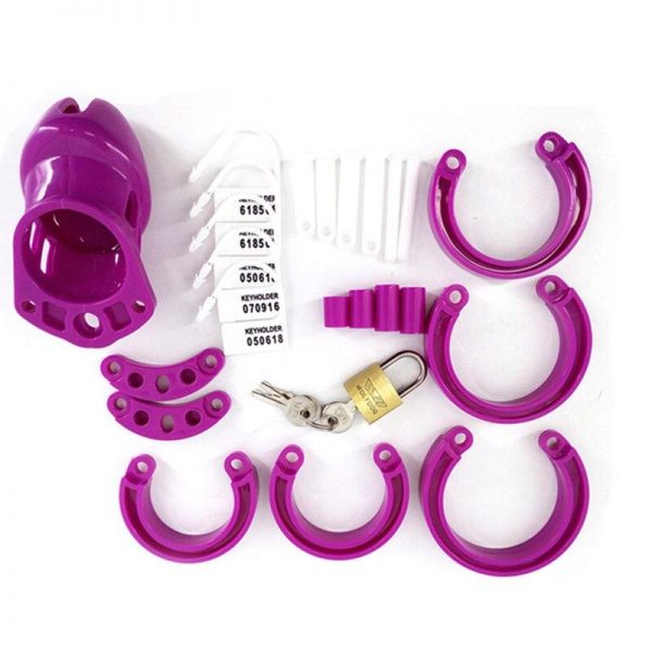 Cage de Chasteté Plastique GB 6000 Violet – Image 4