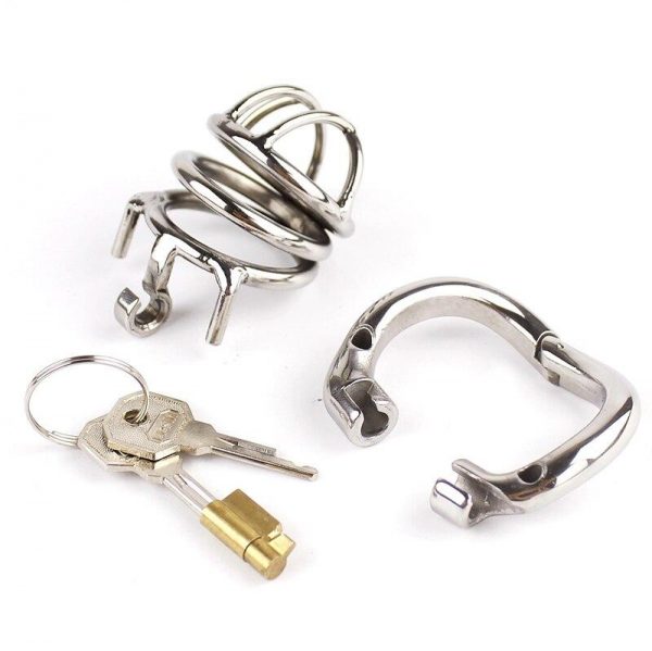 Cage de Chasteté Métal - Petite & Minable – Image 5
