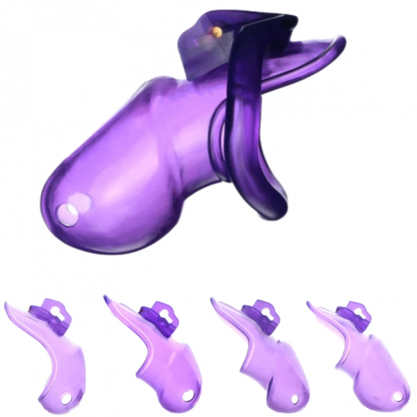 Cage de Chasteté Résine <br /> V3 Violet