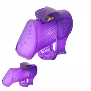 Cage de Chasteté Résine <br /> La Sentence Violet