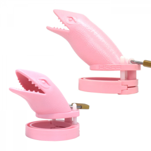 Cage de Chasteté Plastique L'alligator Rose