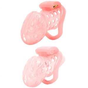 Cage de chasteté Resine <br /> La Punition - Rose