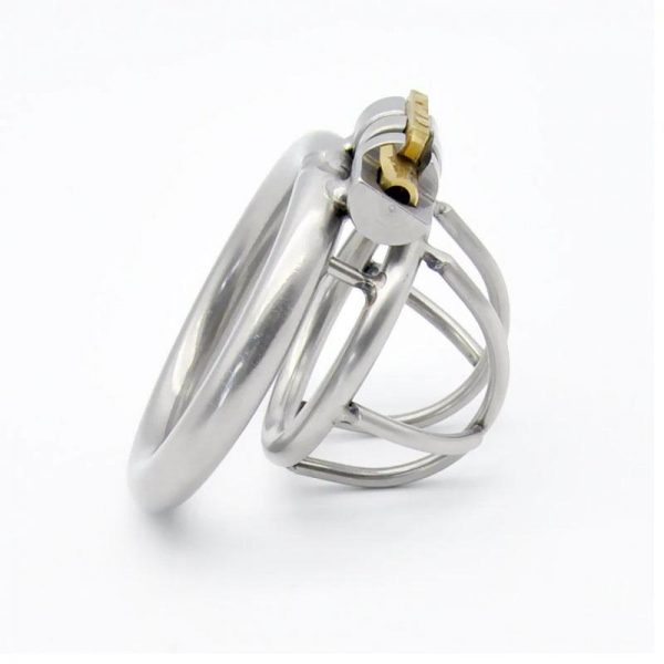 Cage de Chasteté Métal <br> Soumission Prolongé 28mm