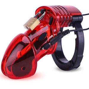 Cage de Chasteté Électrique GB 6000 E Rouge