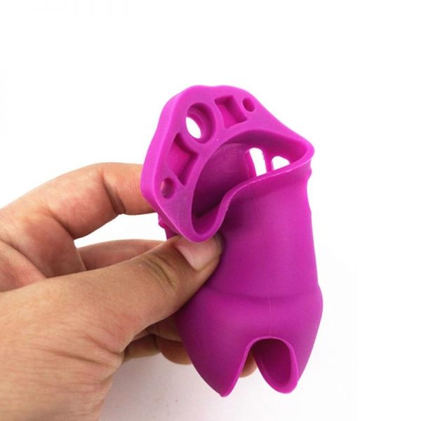 Cage de Chasteté Silicone GB 6000 Violet – Image 4