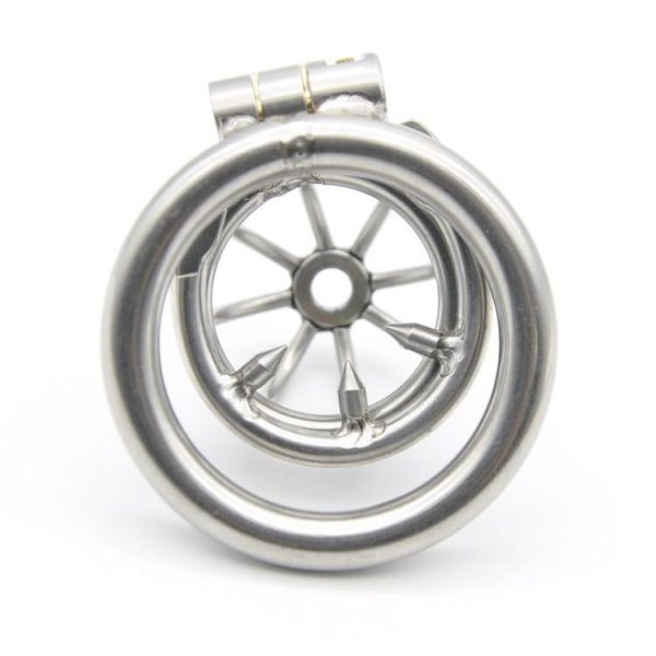 Cage de Chasteté Homme - Acier -  Bouchon de l'enfer – Image 4