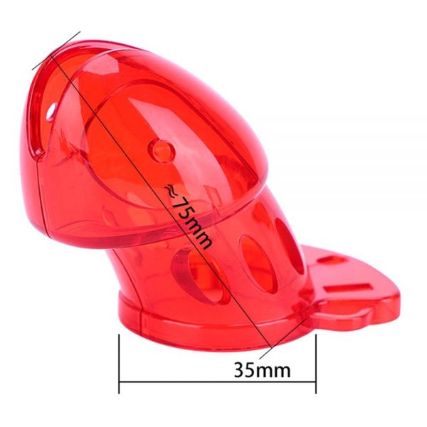 Cage de chasteté Électrique GB 6000 E Transparent (Plastique) – Image 2
