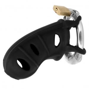 Cage de Chasteté Silicone <br /> Demonia Noir
