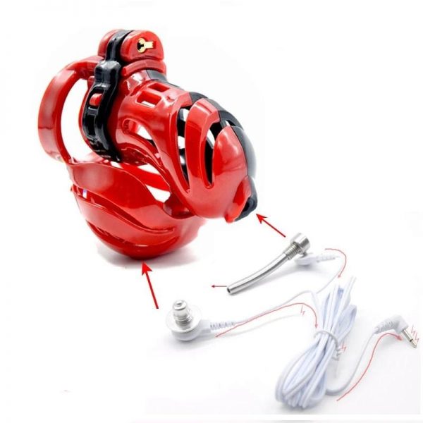 Cage de Chasteté Résine GBX Rouge – Image 3