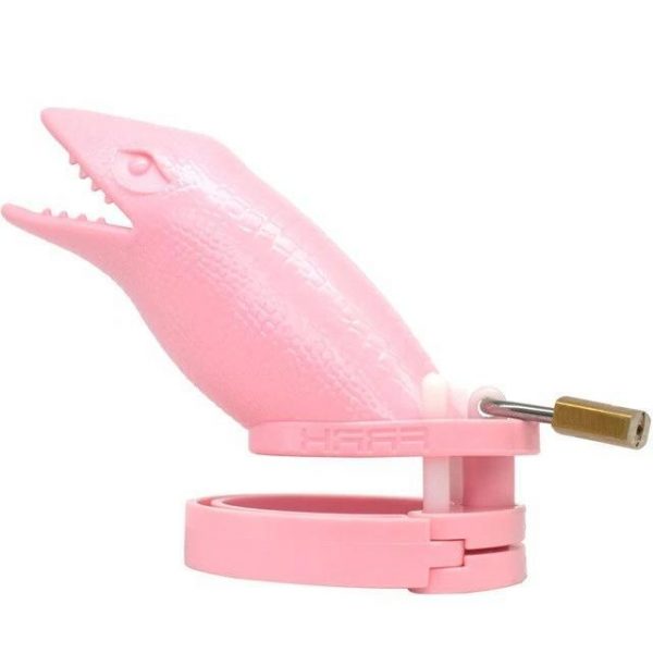 Cage de Chasteté Plastique L'alligator Rose – Image 4