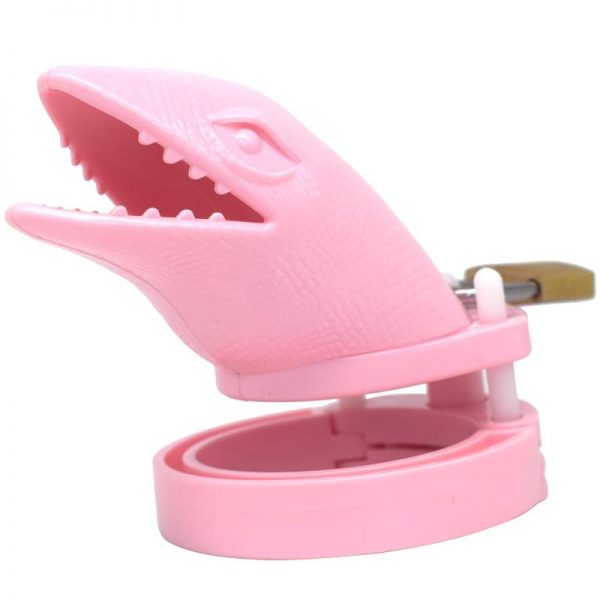 Cage de Chasteté Plastique L'alligator Rose – Image 3