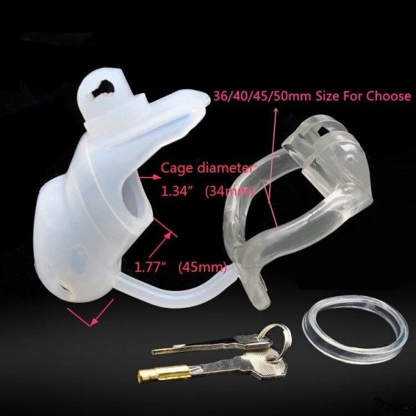Cage de Chasteté Résine GB 7000 Rose – Image 4