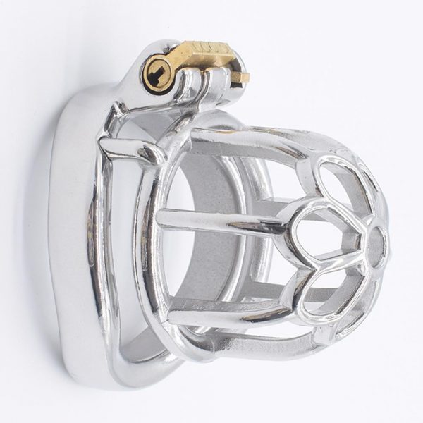 Cage de Chasteté Homme - Métal - Little Flower S – Image 2