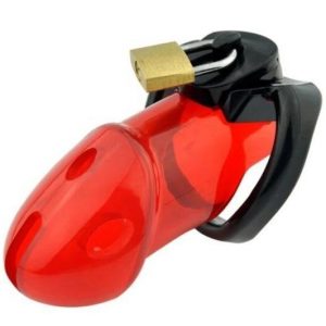 Cage de Chasteté Résine <br /> La déesse Rouge