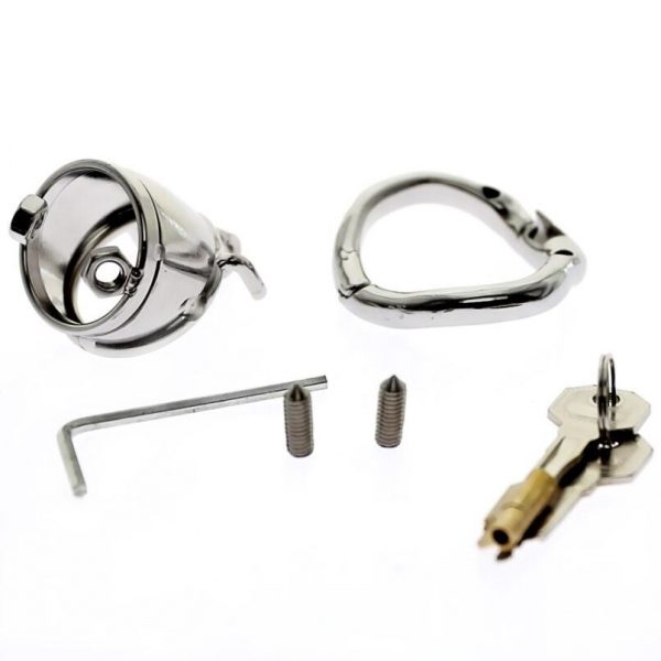 Cage de Chasteté Vis - Acier - T300 – Image 4