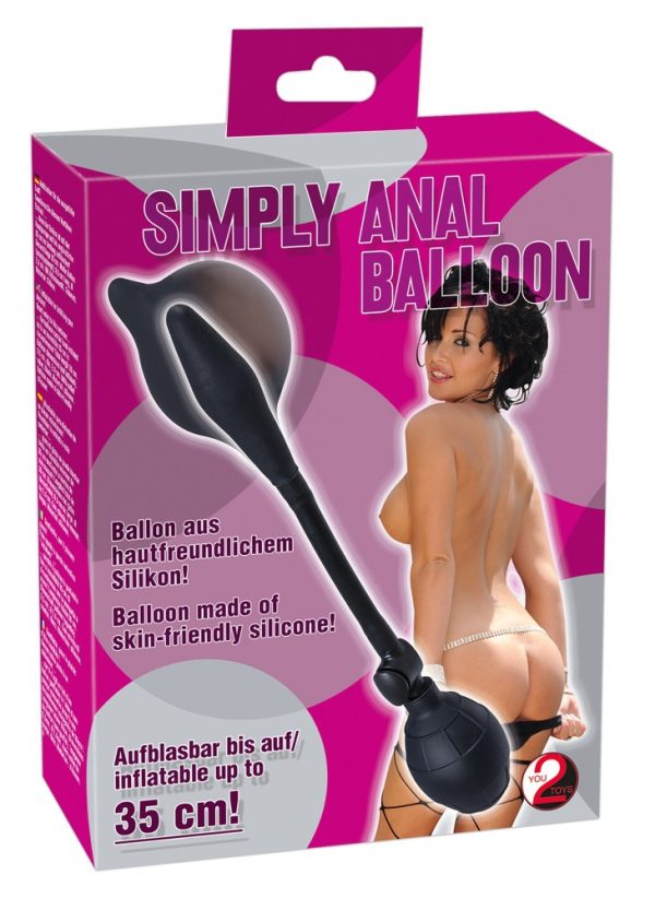 Ballon anal Simply Balloon Noir – Image 2