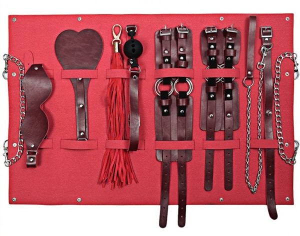 Coffret BDSM 8 Pièces Fantasm Rouge – Image 2