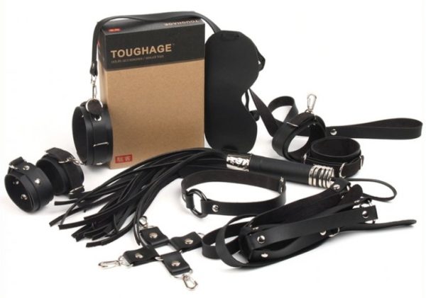 Coffret Bondage SM Obedience 10 Pièces Noir – Image 2