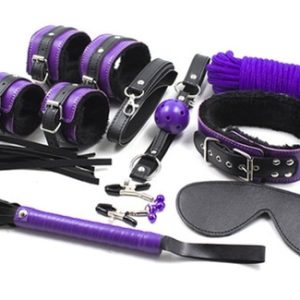 Coffret Fur Lined 8 Pièces Violet-Noir