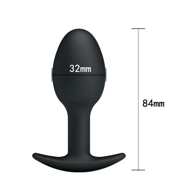 Heavy Balls Silicone Butt Plug Simple – Image 3
