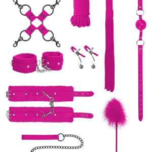 Kit Bondage Intermédiaire 10 Pièces Rose