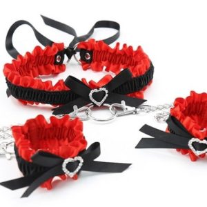 Kit Collier Menottes Romance Noir Rouge