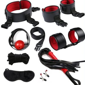 Kit Eye-Splice Noir-Rouge 8 pièces