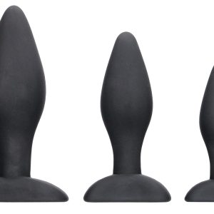 Lot de 3 Plugs Apex Butt Silicone