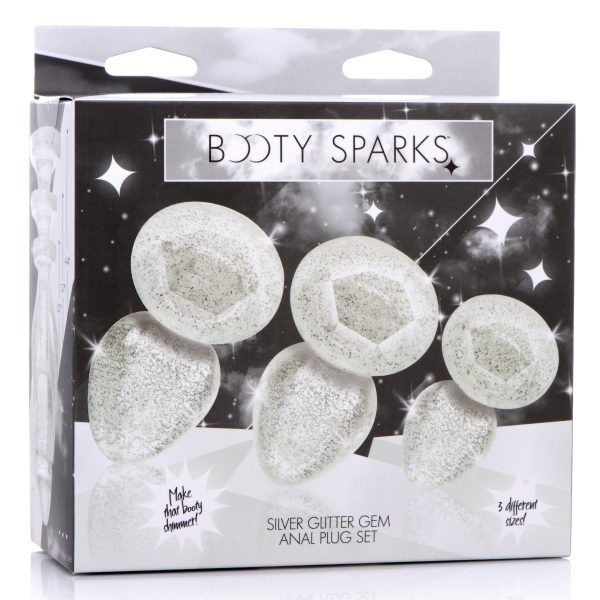 Lot de 3 plugs Scintilly Transparent – Image 2