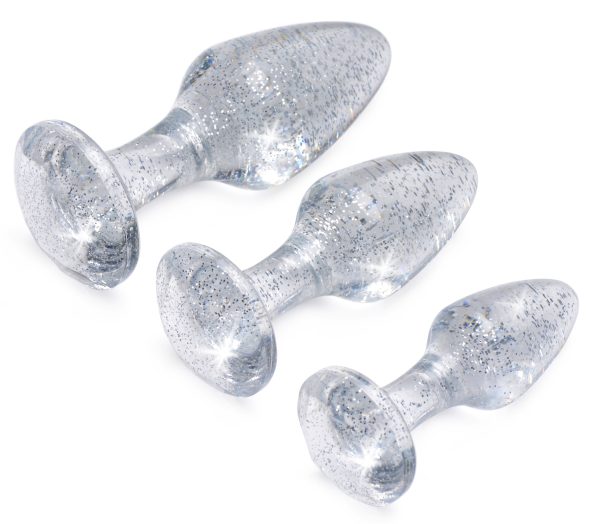 Lot de 3 plugs Scintilly Transparent – Image 3