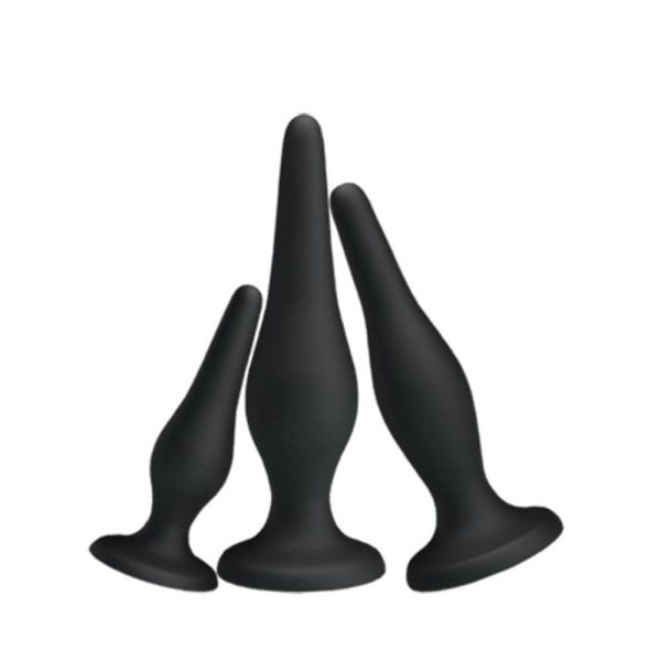 Lot de 3 plugs Silicone Débutant – Image 3