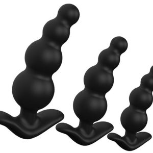 Lot de 3 plugs Silicone Simon Beads
