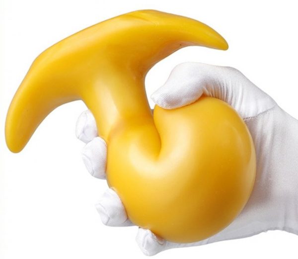 Plug Bean L 15 x 6.5cm Jaune – Image 3