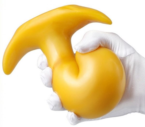 Plug Bean M 13 x 5.5cm Jaune – Image 3