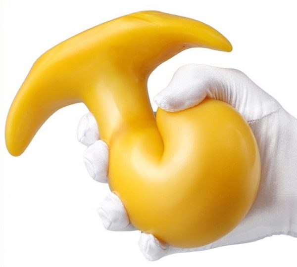 Plug Bean XL 18 x 7.5cm Jaune – Image 3