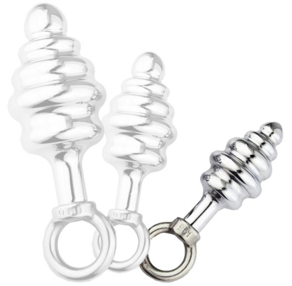 Plug en métal avec Anneau Butt Pal 6 x 2.7cm – Image 2