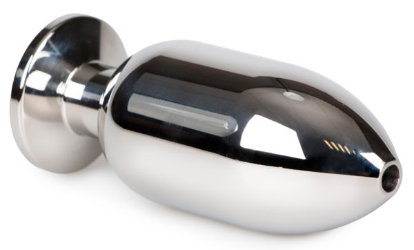 Plug en métal percé Butt Oval 9 x 3.7 cm – Image 2