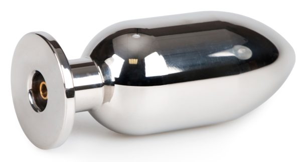 Plug en métal percé Butt Oval 9 x 3.7 cm – Image 3