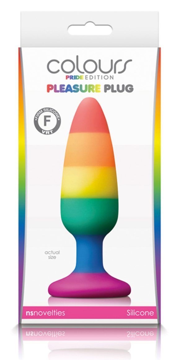 Plug en silicone Rainbow 12 x 3.8 cm – Image 2