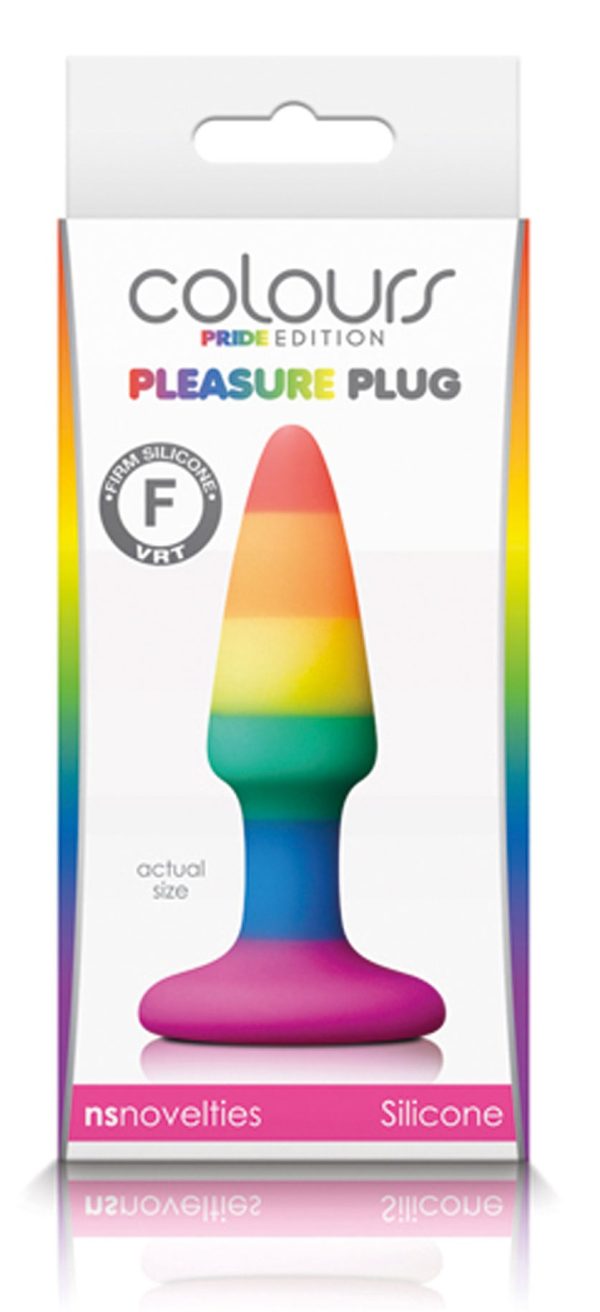 Plug en silicone Rainbow 8 x 2.4 cm – Image 2