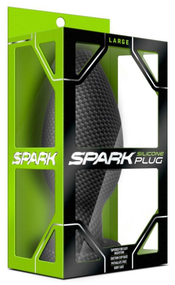 Plug en silicone Spark L 16 x 6cm – Image 2
