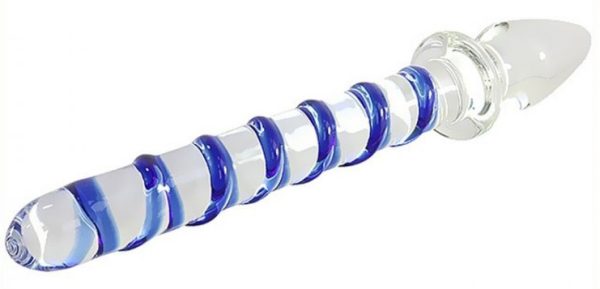 Plug en verre Double Scepter 20.2 x 3cm – Image 2