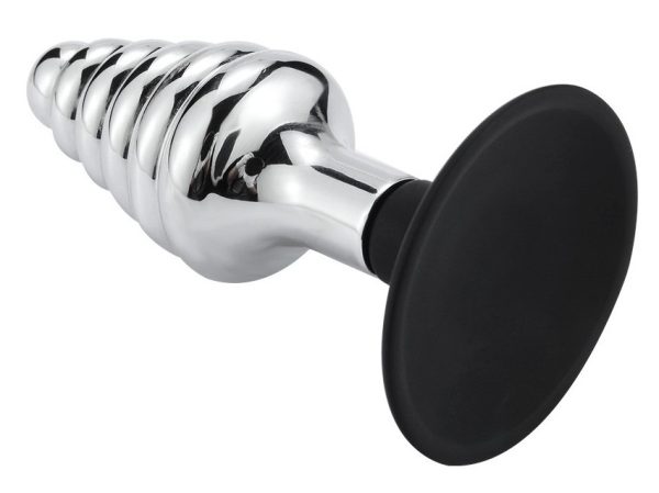 Plug Métal Ribbed 10.5 x 4.2 cm – Image 2
