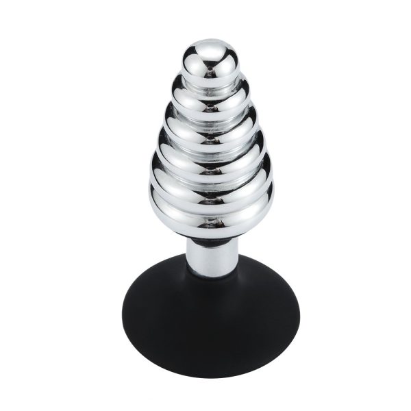 Plug Métal Ribbed 10.5 x 4.2 cm – Image 3