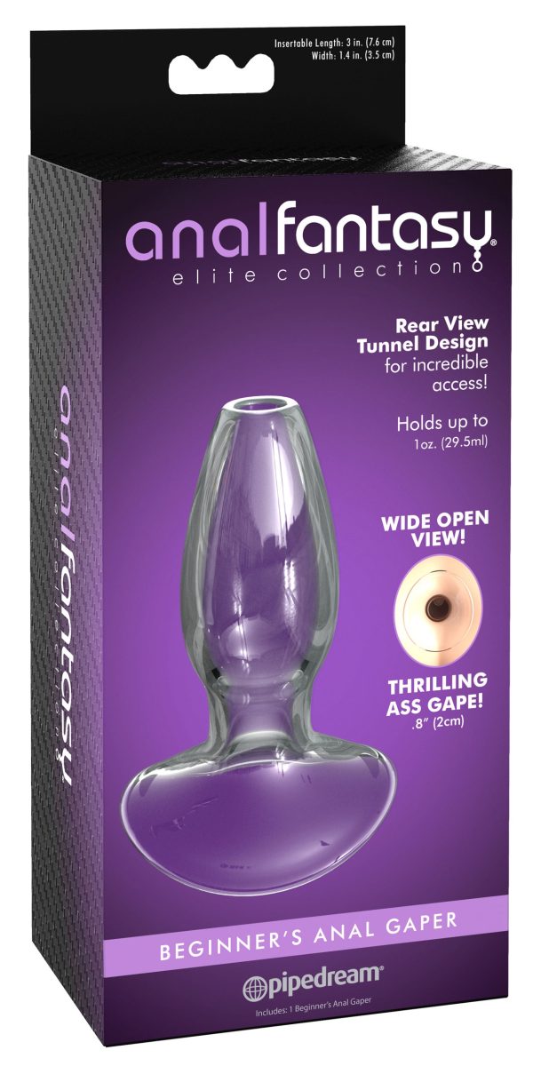 Plug tunnel en verre Beginner 8 x 3.5 cm - Ouverture 2cm – Image 2