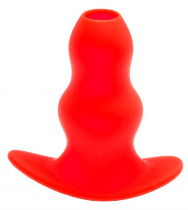 Plug Tunnel Stretch Rouge Small 11 x 5 cm – Image 2