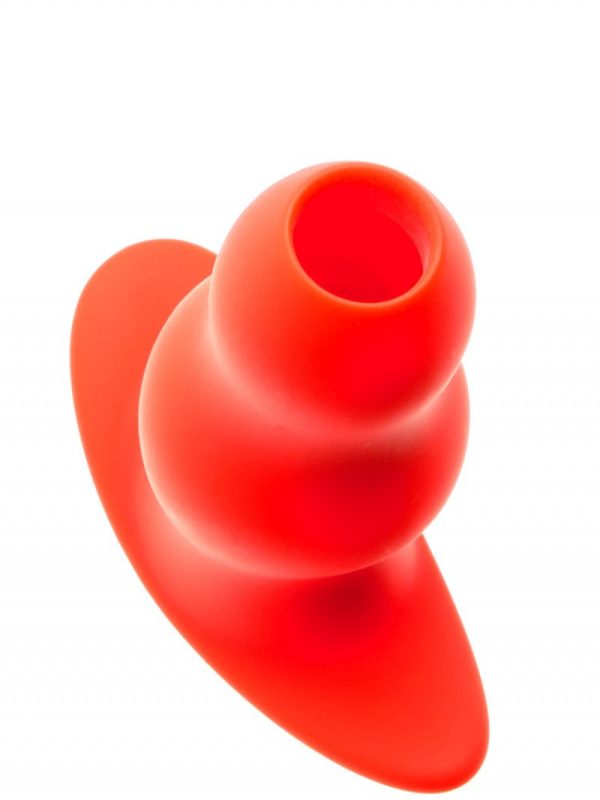 Plug Tunnel Stretch Rouge Small 11 x 5 cm – Image 3