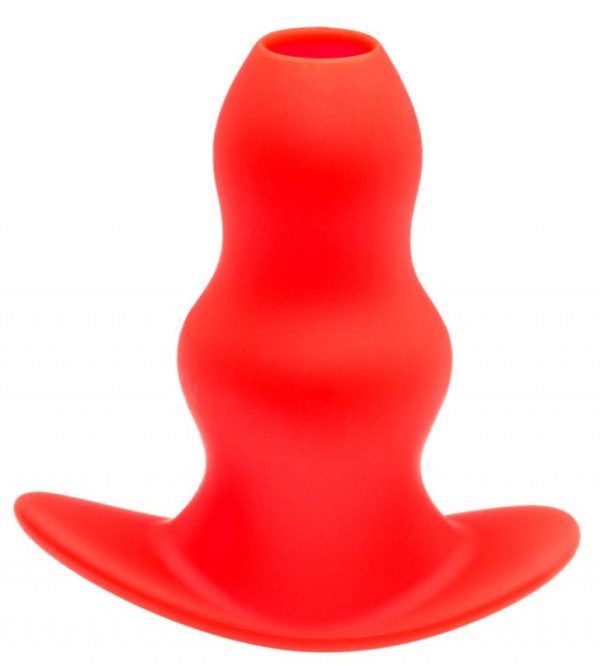 Plug Tunnel Stretch Rouge Large 15 x 7cm – Image 2